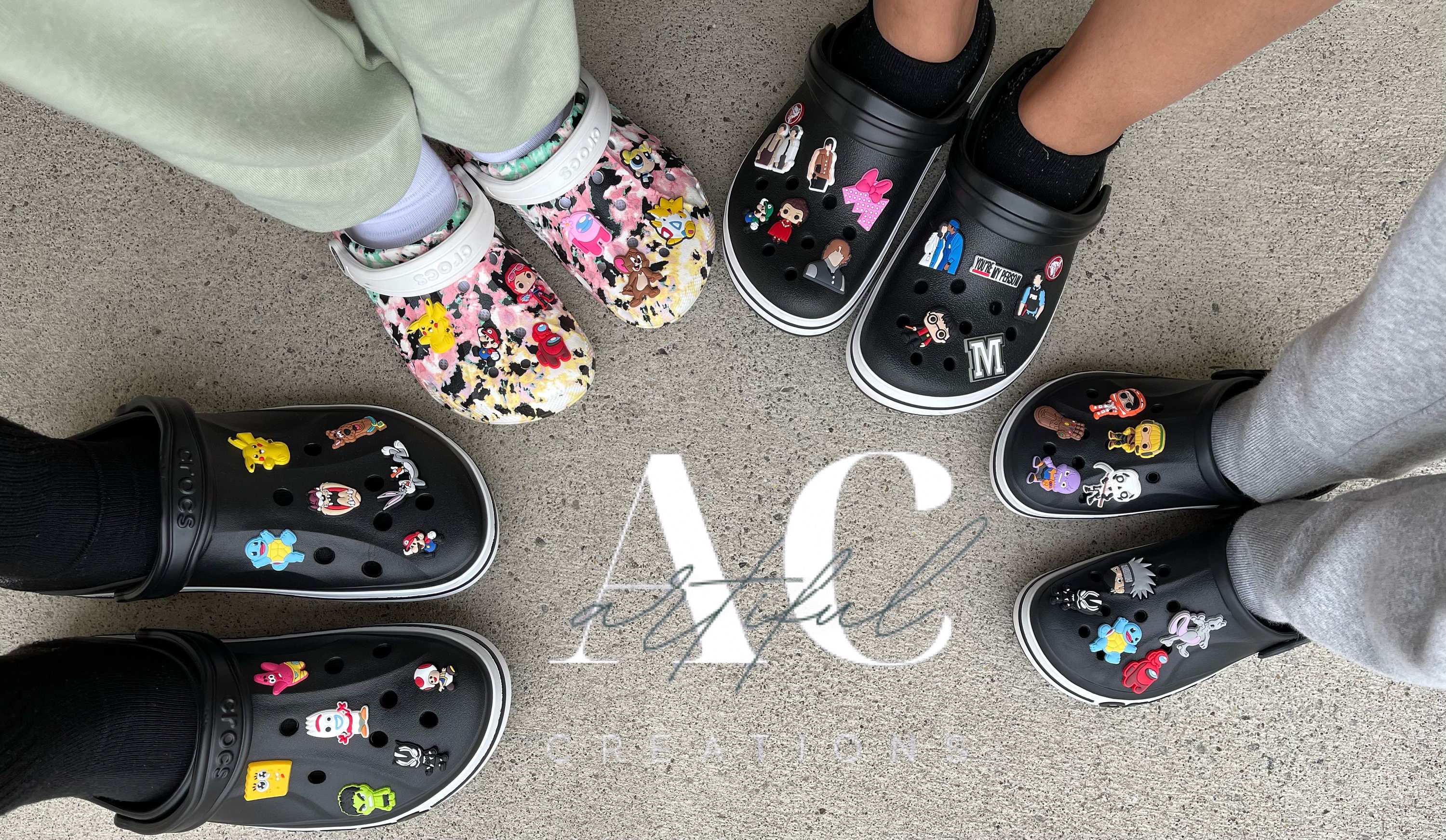 Outlander Inspired Shoe Charms Jamie Fraser Claire Fraser