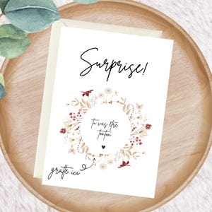 Annonce grossesse tonton, frère, ami, cousin, carte à gratter, tu vas être tonton