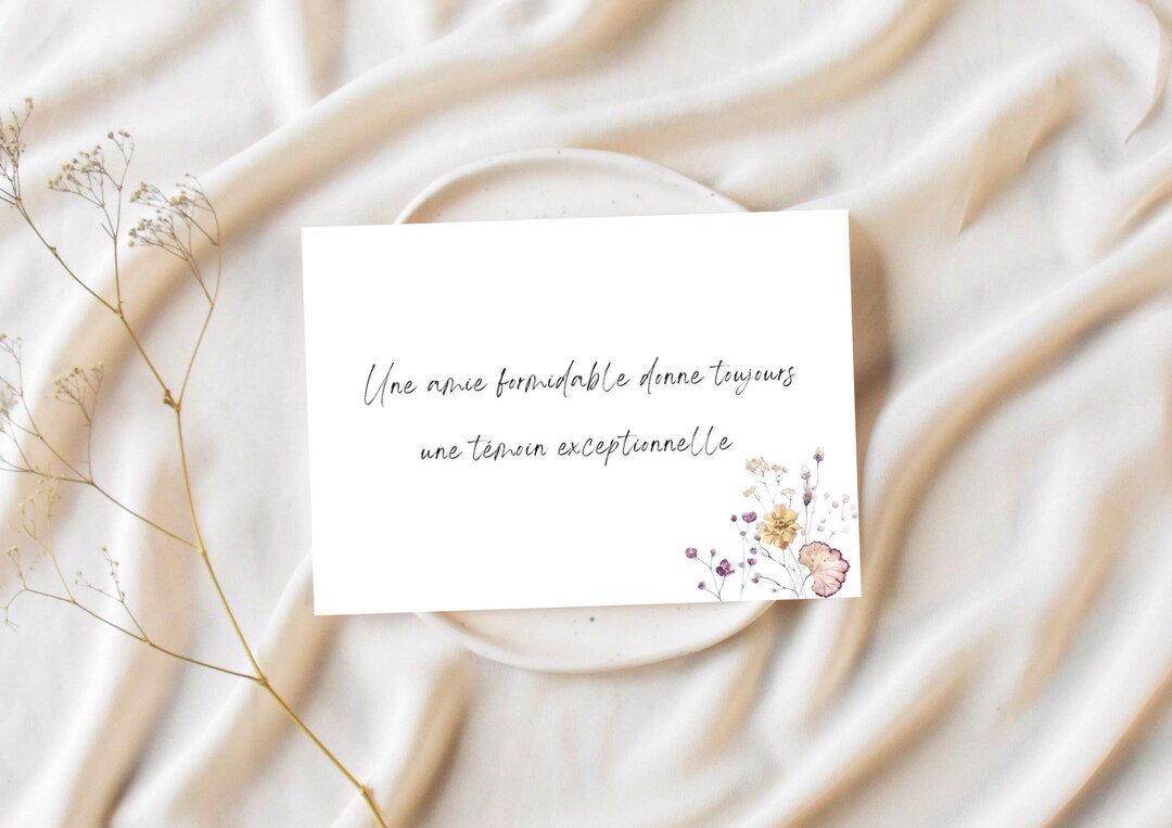 Demande témoin mariage pour amie, cadeau témoin, veux-tu être ma témoin