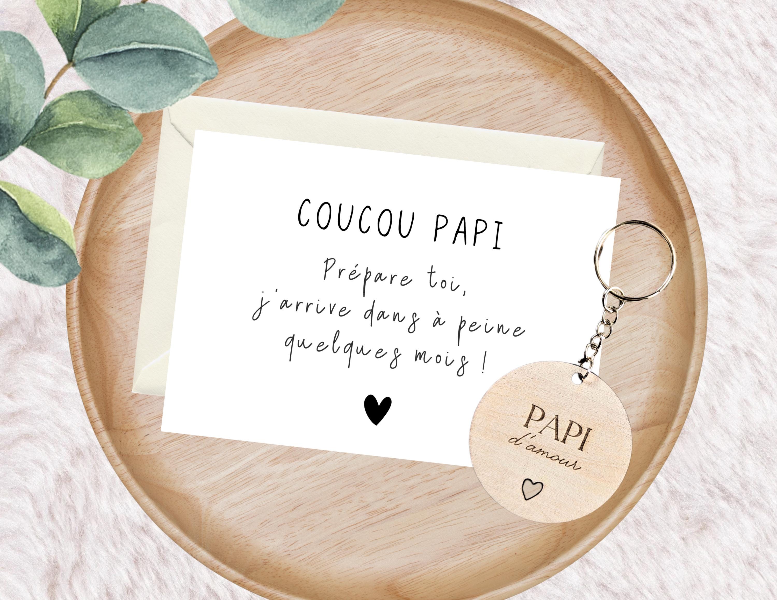Porte-clés Gravé 'Tu Vas être Tonton' - Cadeau Annonce Grossesse Original En Acier Pour Futur Oncle