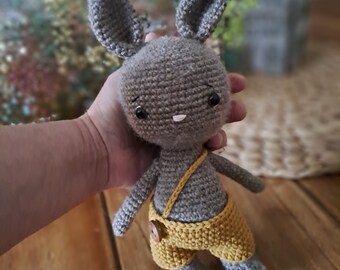 Hase, Hase gehäkelt, Amigurumi, Häkeltier, Häkelhase, Geschenk für Kinder