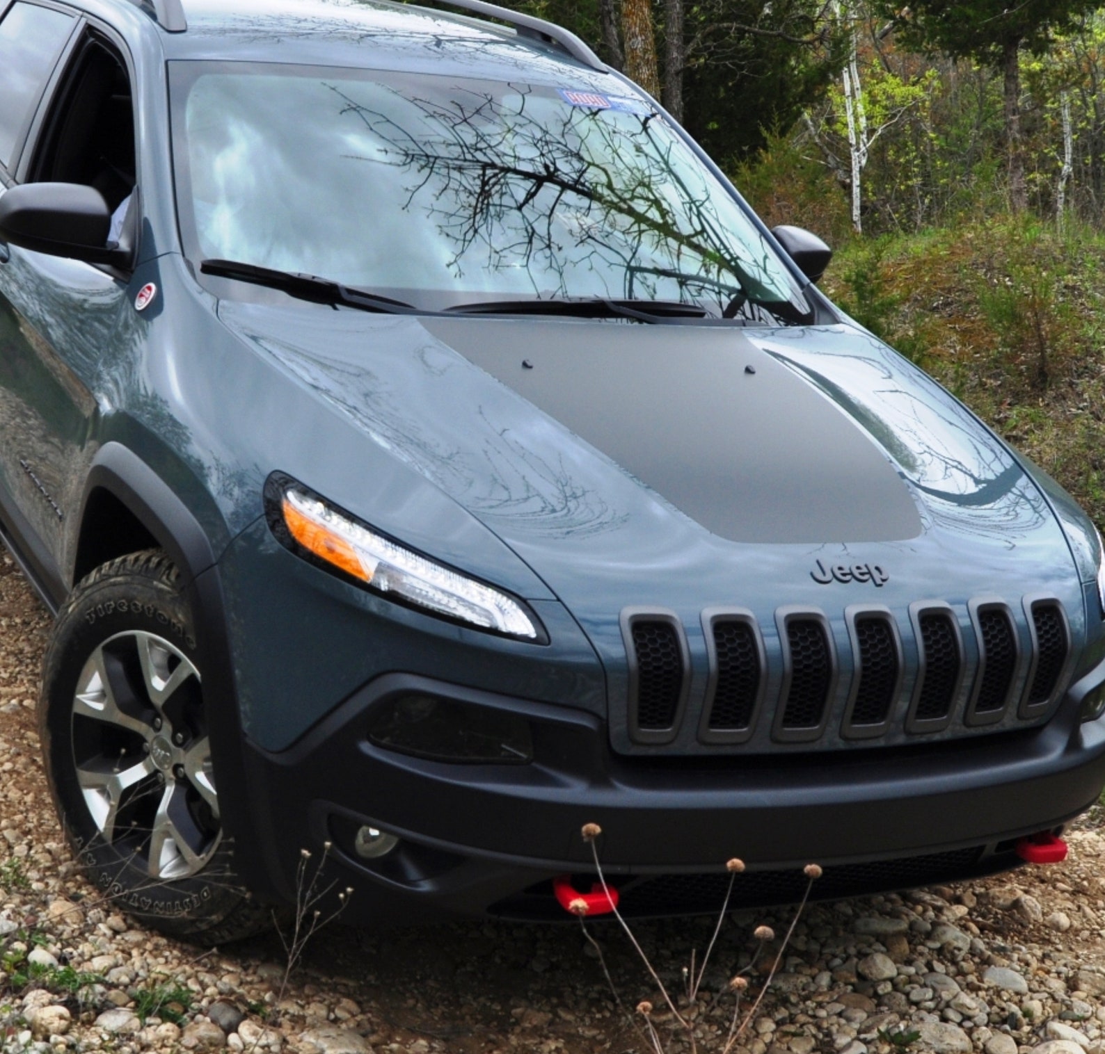 For Trailhawk Jeep Cherokee Hood Decal Cover Etsy