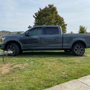 Gráficos de gran tamaño de la BANDERA ESTADOUNIDENSE para Ford F-150, Chevrolet Silverado, Dodge Ram Jeep
