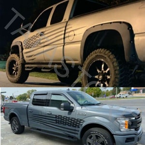 AMERICAN flag graphics decal for trucks Ford, GMC, Chevy, RAM