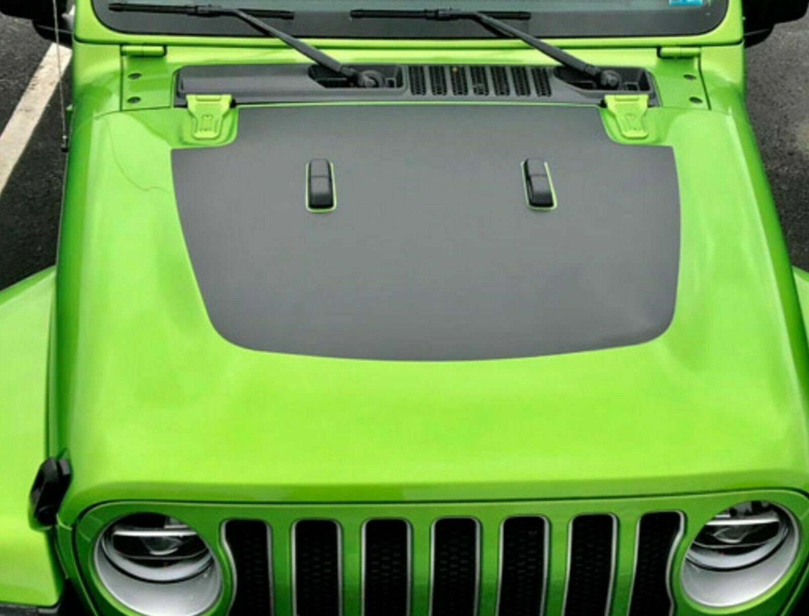 Matte Black Vinyl Decal for Hood Jeep Wrangler JL / Gladiator Etsy