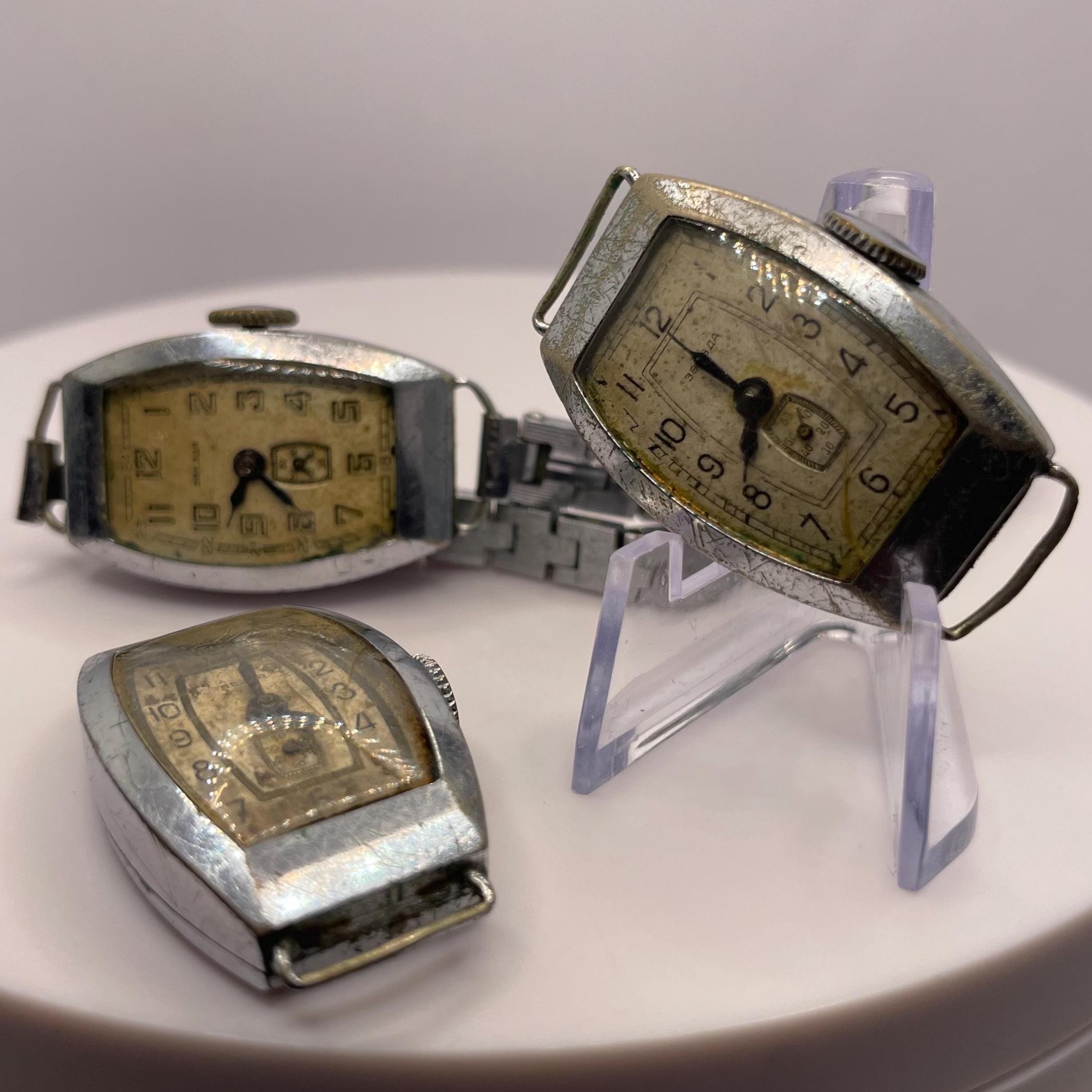 Women’s Watch Lot Non Running Quartz Watches For Repair Parts As Is Non Working Watches - Etsy main image 2