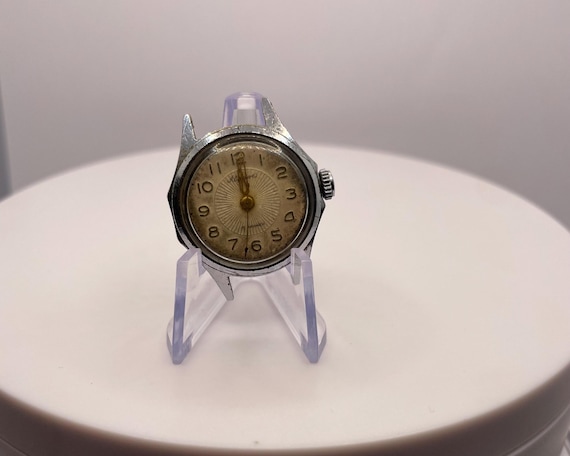 Working Vintage Albatros Women's Watch, Rare Soviet Mechanical Wristwatch, Retro USSR Ladies Timepiece Collectible Russian Mid-Century Watch
