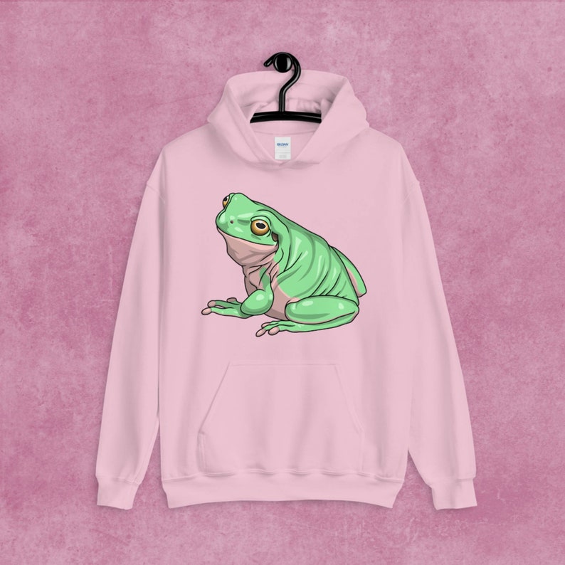 White's Tree Frog Unisex Hoodie Dumpy Frog Hooded Etsy