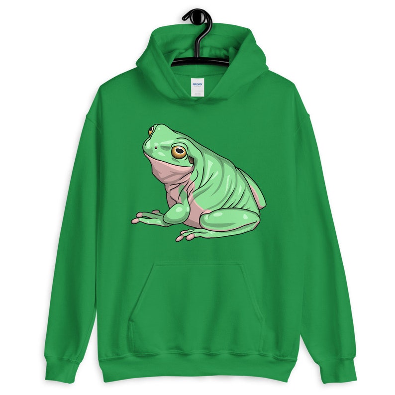 White's Tree Frog Unisex Hoodie Dumpy Frog Hooded Etsy