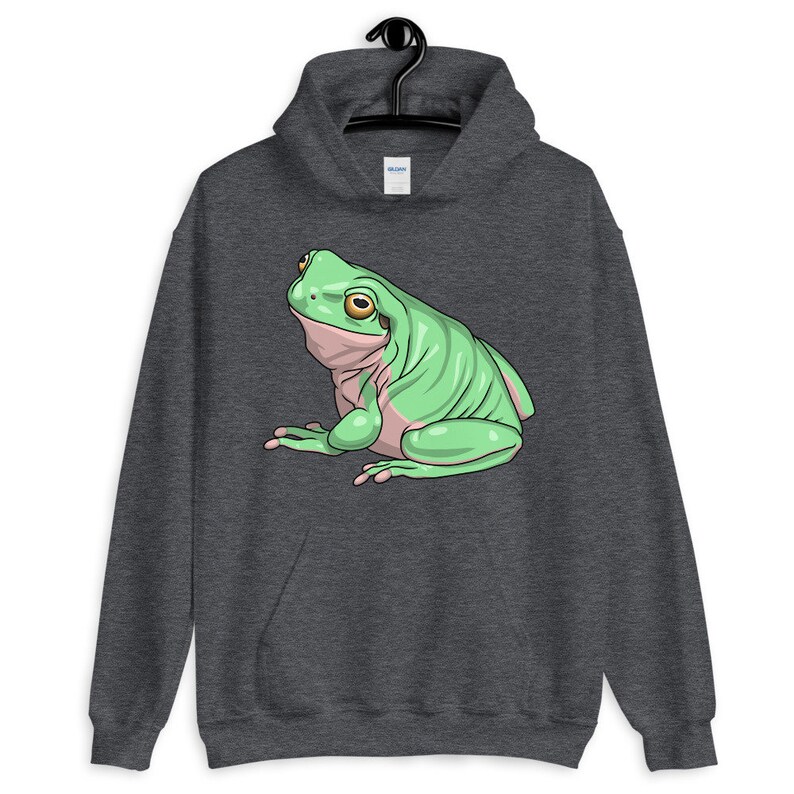 White's Tree Frog Unisex Hoodie Dumpy Frog Hooded Etsy