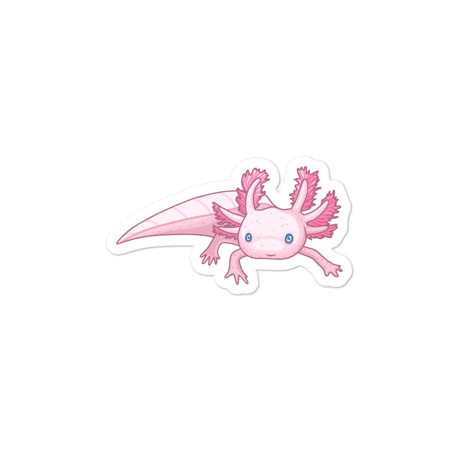 Axolotl Sticker Vinyl DieCut Ambystoma mexicanum Mexican Etsy