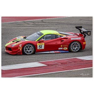 Ferrari 488 GTB Challenge #51 on Aluminum