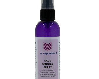 Two bottles of 4 oz. Energy Clearing Sage Smudge Spray