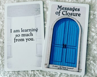 Messages of Closure © Oracle Cards (no plastic wrap, brand new)