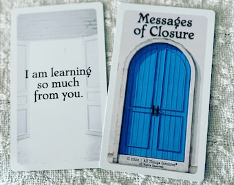 Messages of Closure Oracle Cards