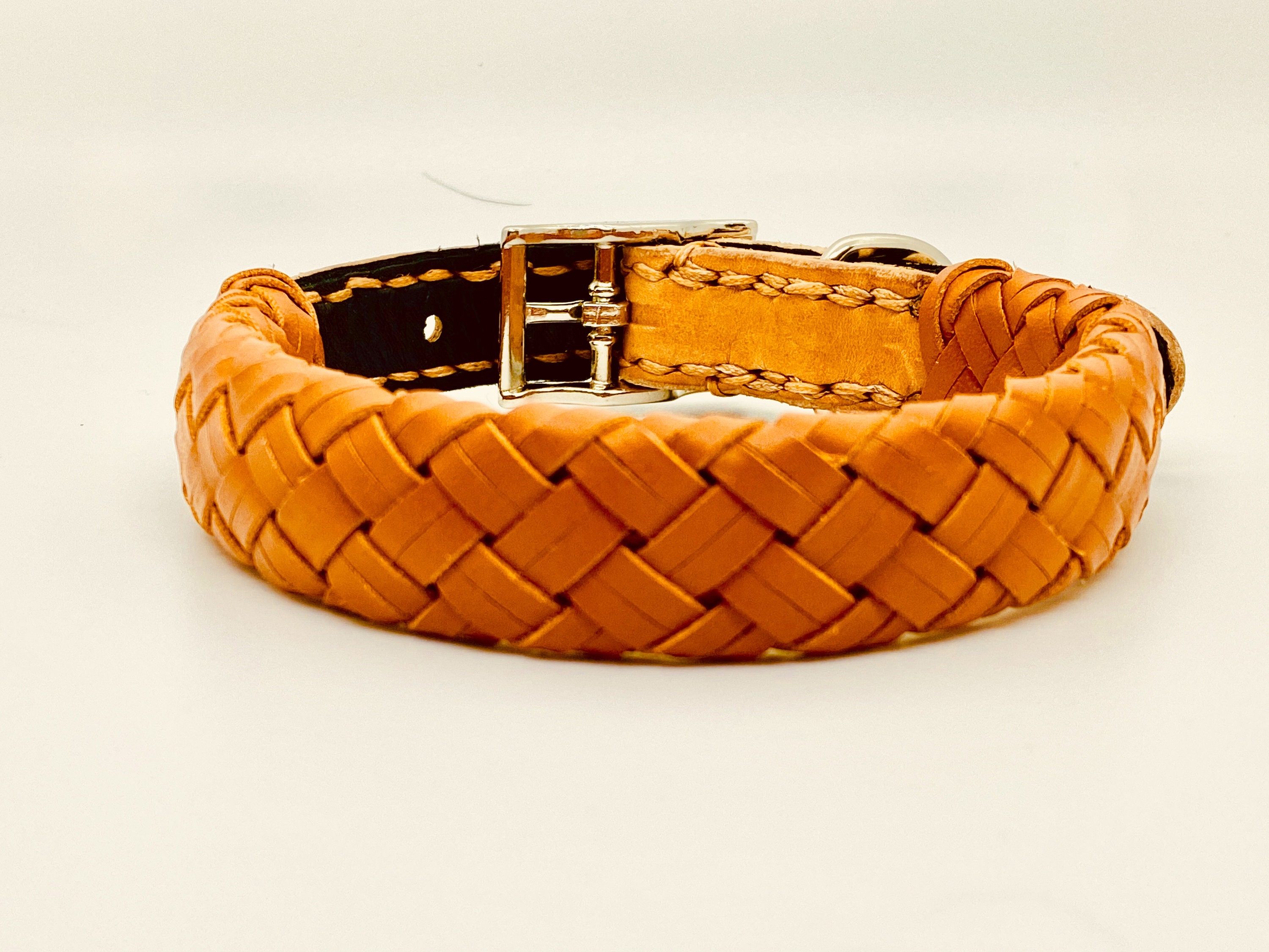 12 gevlochten Kangaroo Dog Collar Etsy