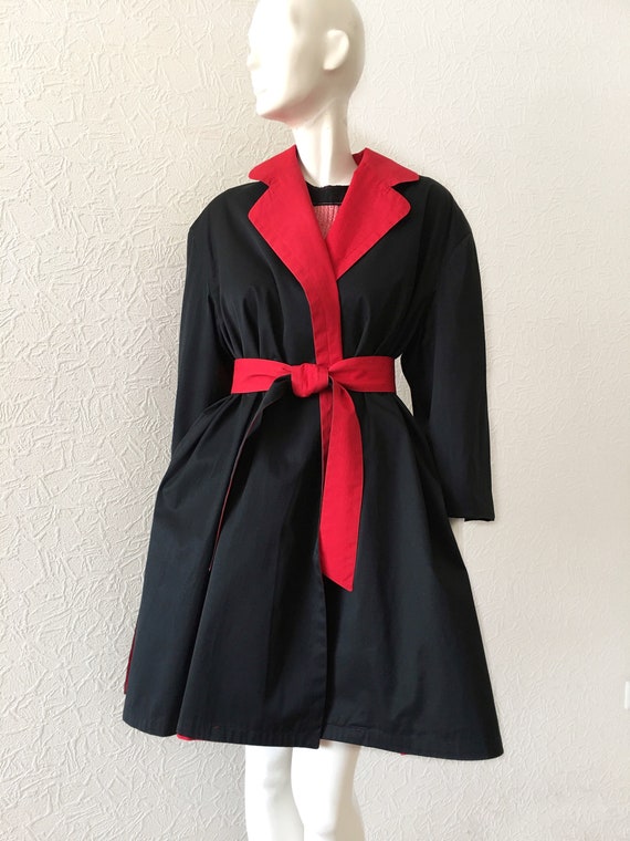 Yves Saint Laurent Vintage 1980s Reversible Trench