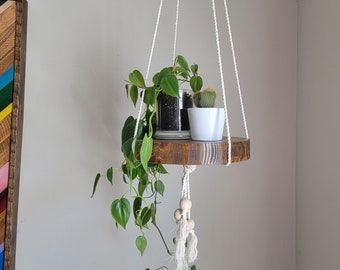 Hanging plant shelf / planter