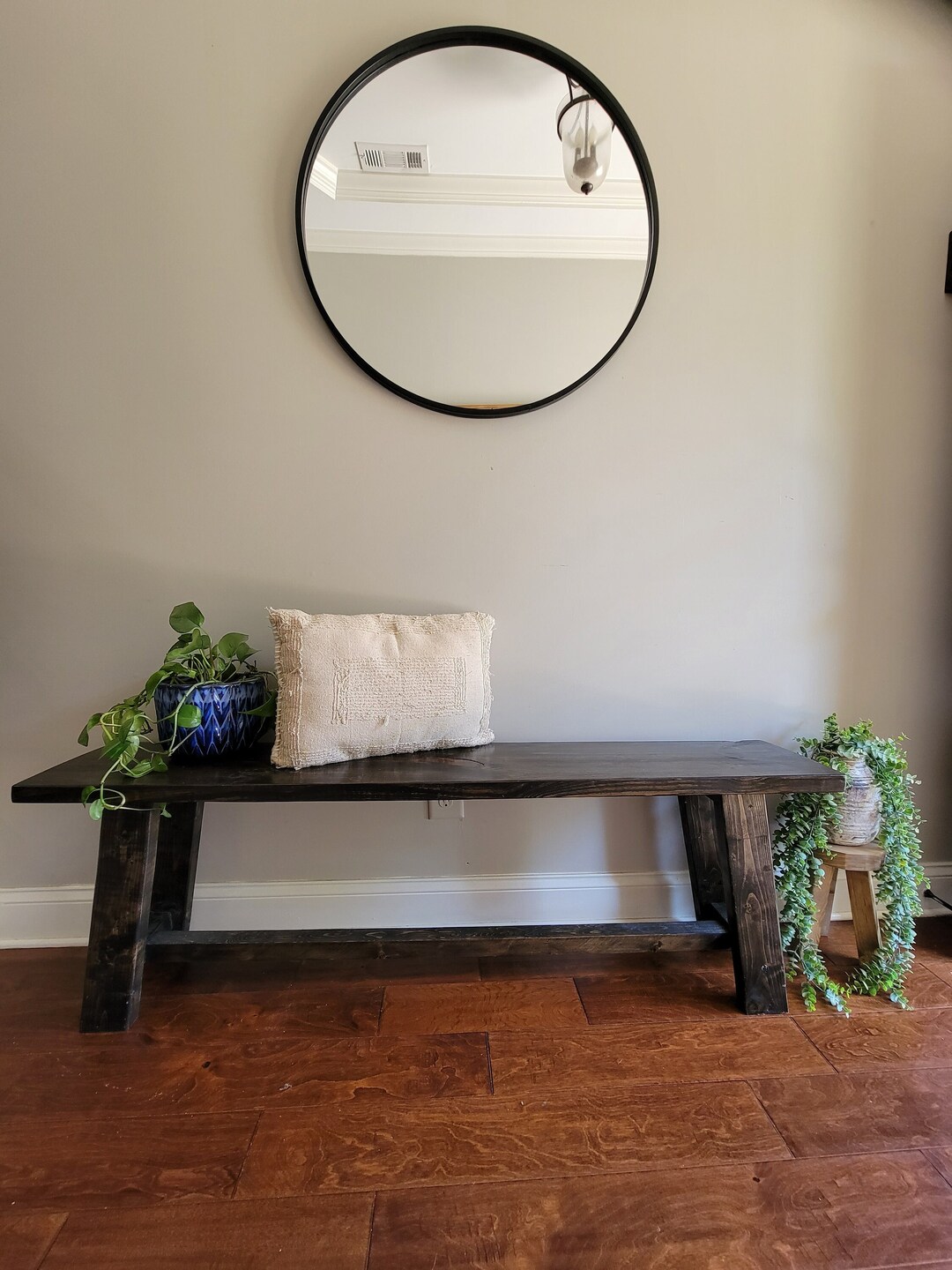 Simply Beautiful Solid Wood Entryway Bench / End of Bed Bench / Window