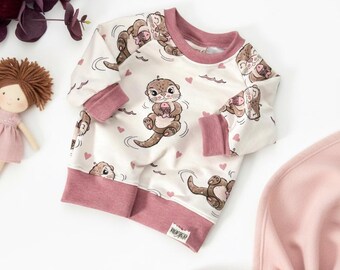 Sweater Baby, Sweatshirt Kinder, Kinderpullover, Kinderpulli, Baby Pullover, Oversized Sweater, Kindermode // Romeo and Noir