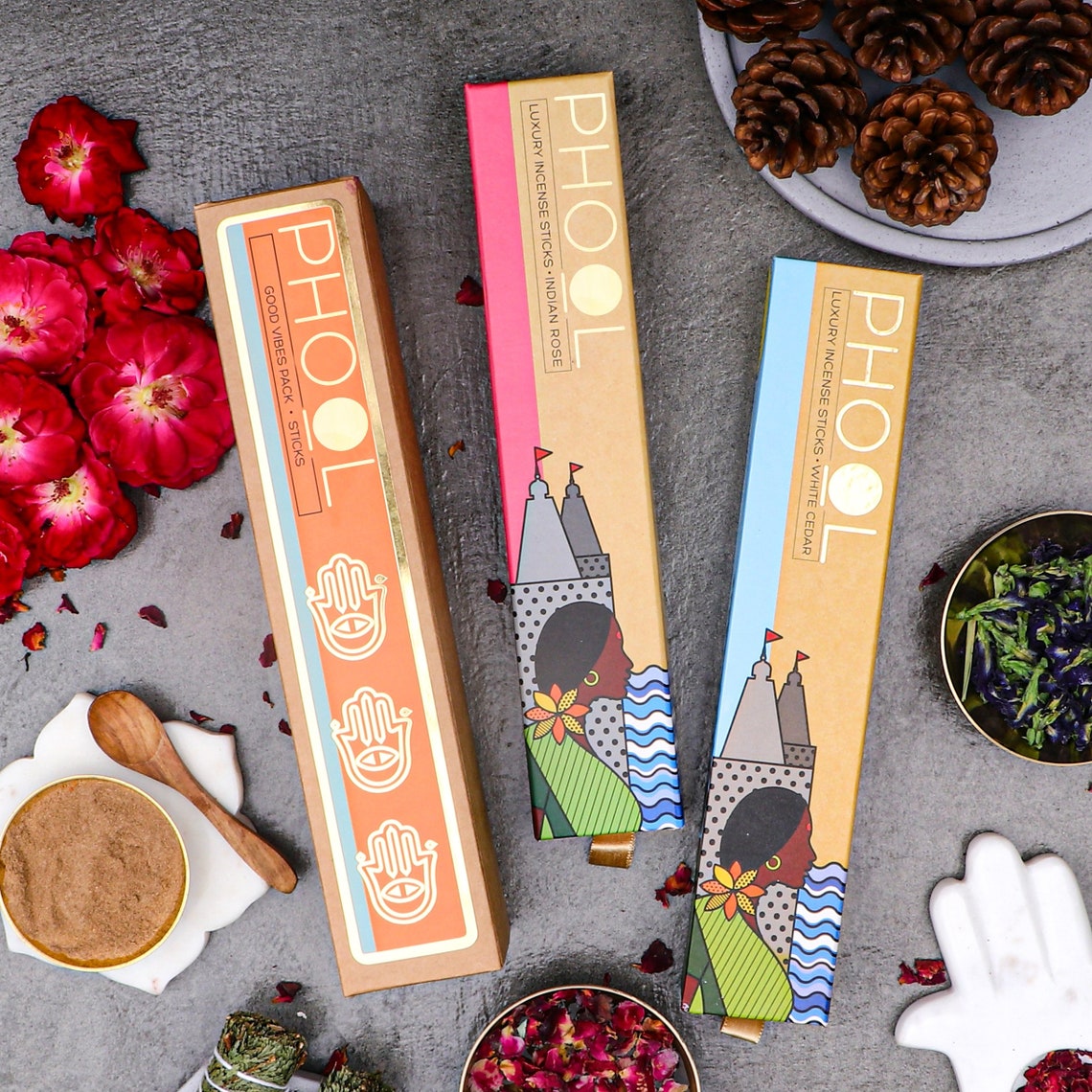 Phool LUXURY INCENSE Combo Pack 80 Sticks Fragrance Agarbatti Etsy