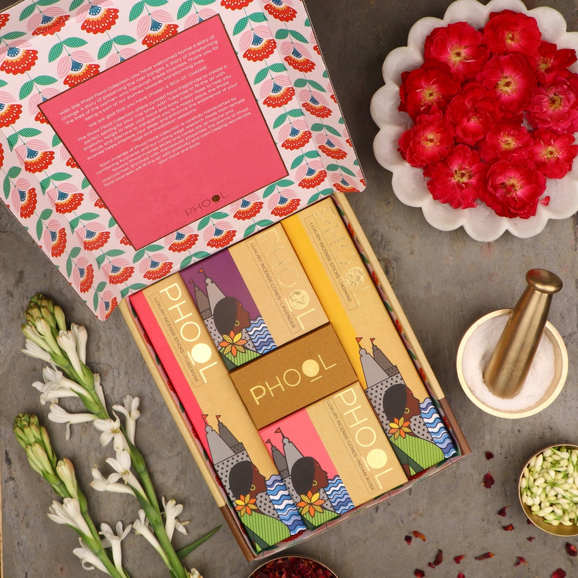 INCENSE Gift Box PHOOL Premium LUXURY Natural Fragrance Etsy