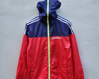 Chaqueta cortavientos Adidas By adidas neo color block Y2K 3 rayas Talla L