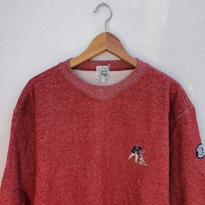 Vintage broderad Lupo Di Mare tröja, Sina Cova Art Patch (storlek L)