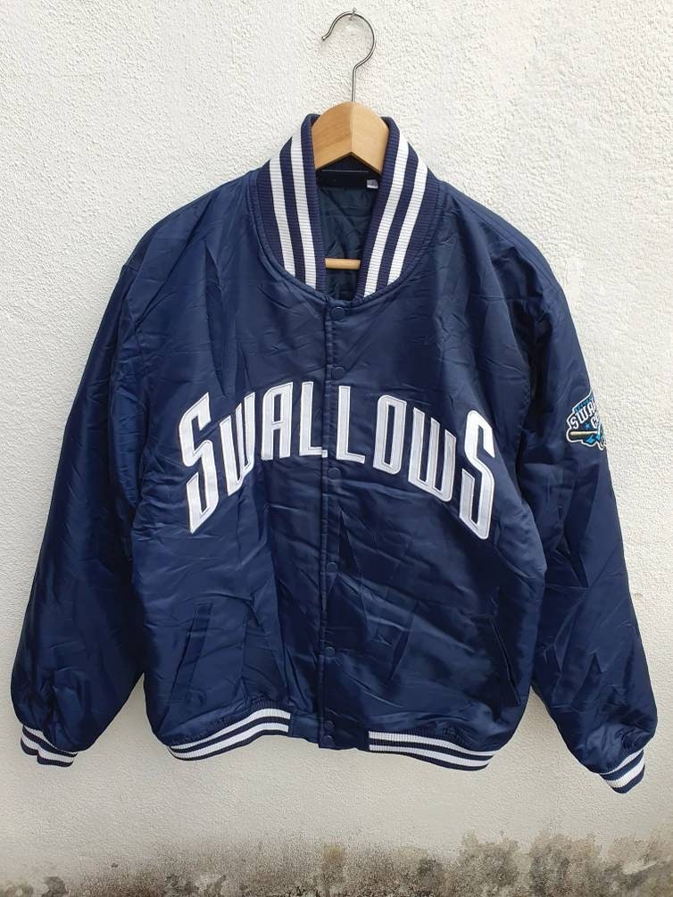 Vintage Nippon Baseball Embroidery Tokyo Yakult Swallows Varsity