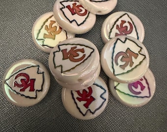 KC Round Acrylic Beads - priced as per piece