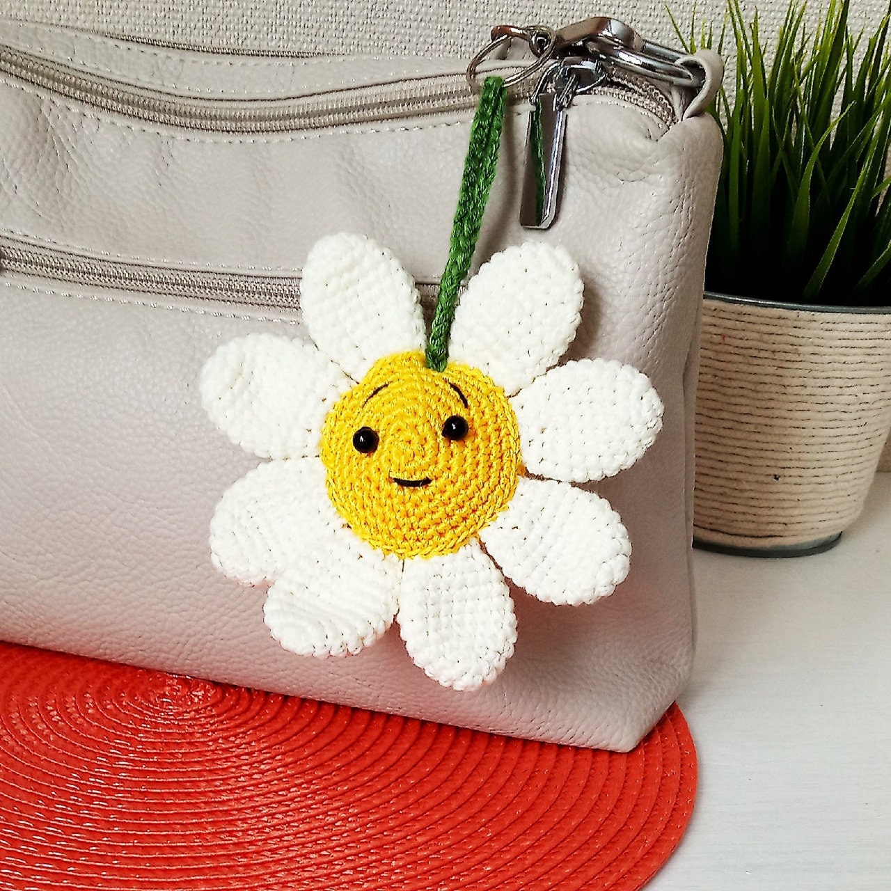DAISY Flower Rear View Mirror Accessories. Car hanging Etsy