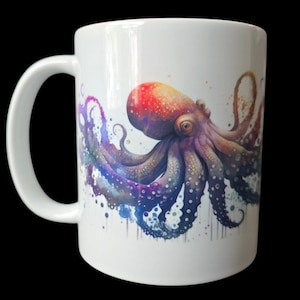 Fully wrapped Octopus mug 11 oz