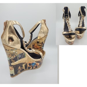 Titanic Movie Inspired High Heels Size 8.5