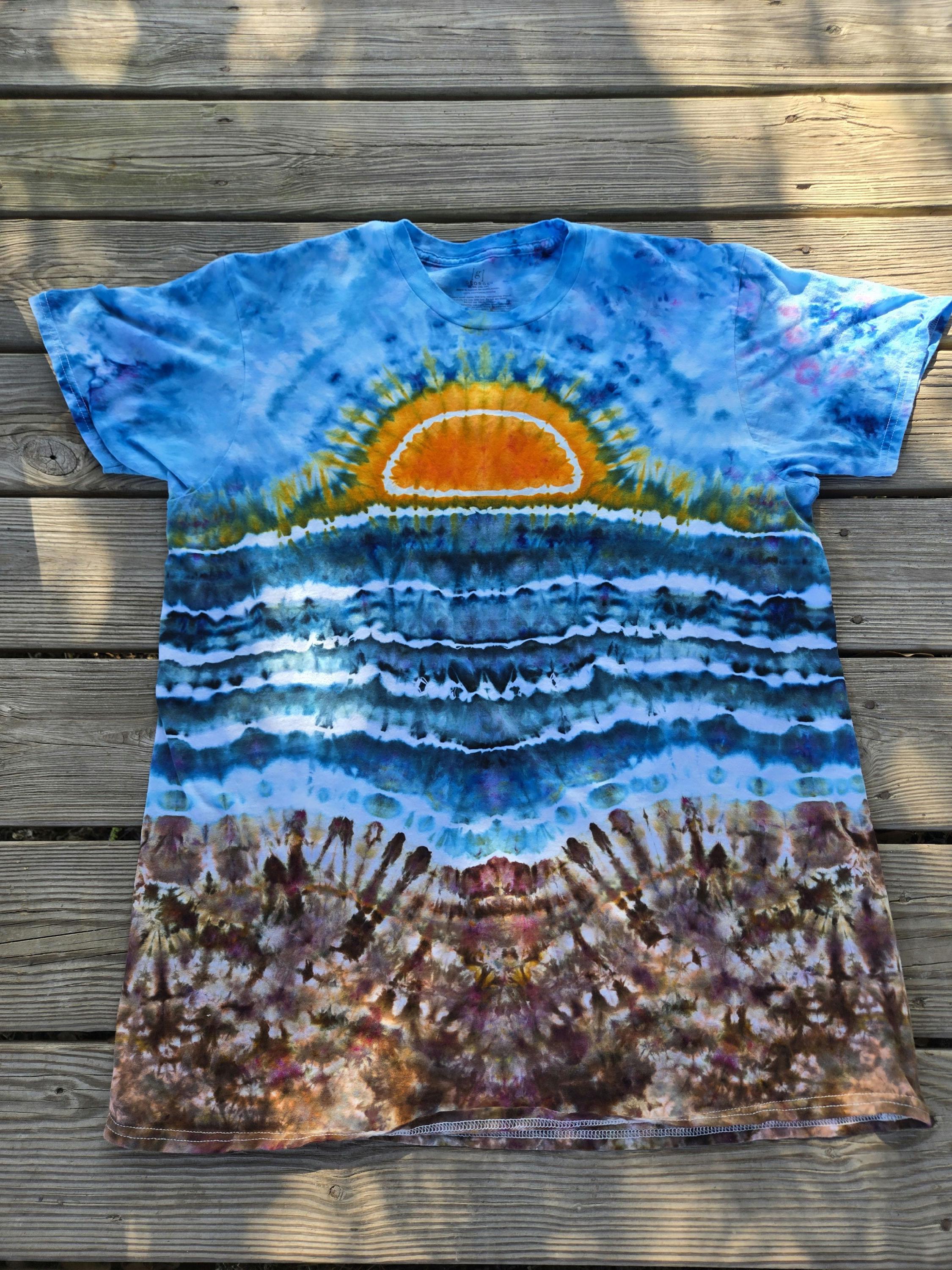 ocean tie dye