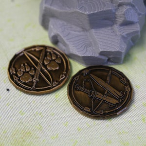 Ranger Character Coin Token Pack for Dungeons & Dragons DnD Dungeon Terrain Miniature and Tabletop Gaming image 5