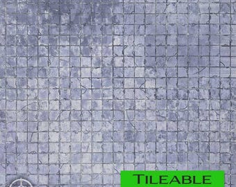 Carte de bataille en tissu du château - 21,5 po. × 21,5 po. avec grille de 1 po. - Tapis Donjon et D&D RPG