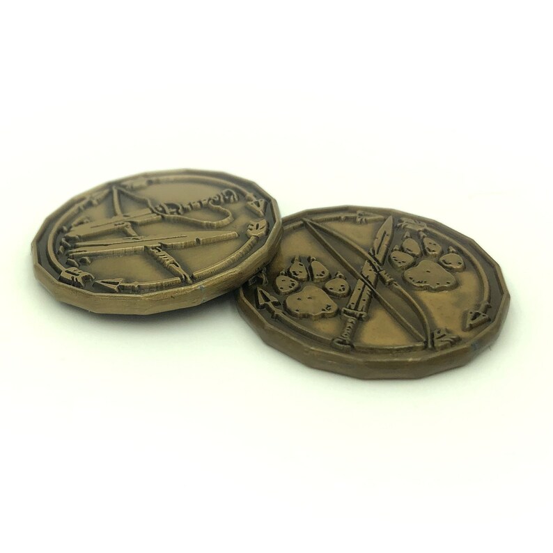 Ranger Character Coin Token Pack for Dungeons & Dragons DnD Dungeon Terrain Miniature and Tabletop Gaming image 7