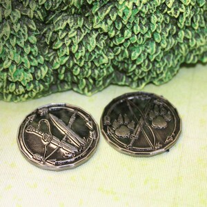 Ranger Character Coin Token Pack for Dungeons & Dragons DnD Dungeon Terrain Miniature and Tabletop Gaming image 6