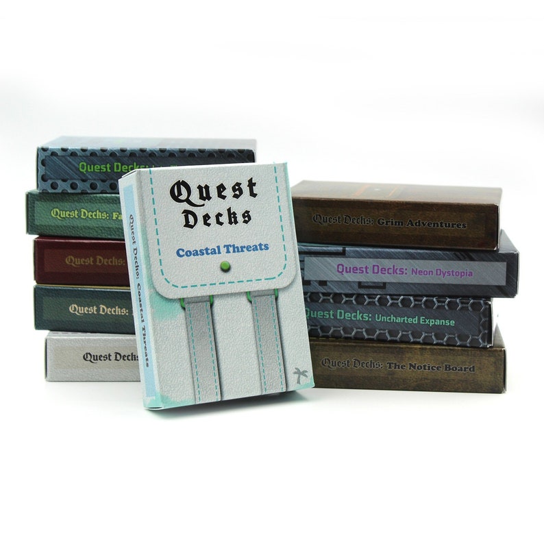 Quest Decks 10 Pack Side Quest Deck Adventure Generator Etsy Canada