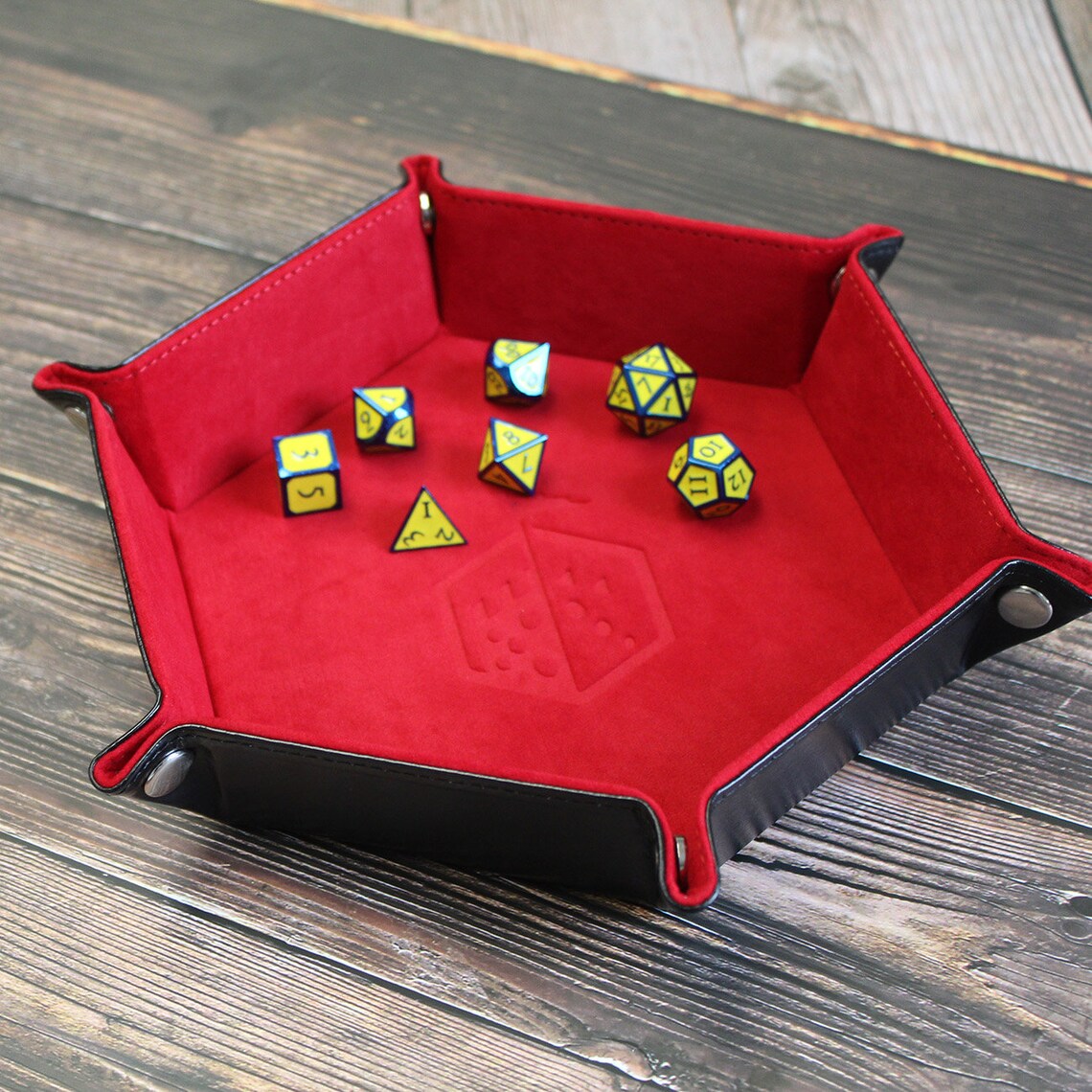 Dice Dungeons Folding Pentagonal Dice Tray Rolling Tray for Etsy Ireland