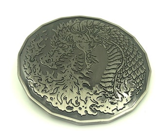 Adult Fire Dragon (3 In) Monster Coin Token for Dungeons & Dragons | DnD | Dungeon Terrain | Miniature and Tabletop Gaming