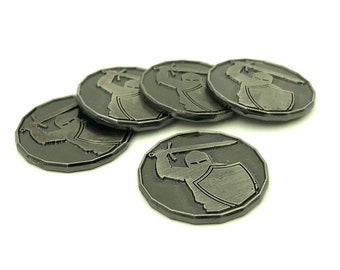 Generic Humanoid Army Monster Coin Token Pack for Dungeons & Dragons | DnD | Dungeon Terrain | Miniature and Tabletop Gaming