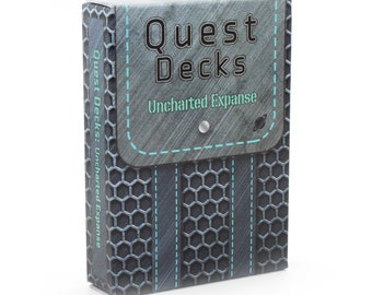 Quest Decks: Uncharted Expanse / Carte avventura per stelle senza numeri, viaggiatori, mondi selvaggi e giochi di ruolo fantascientifici