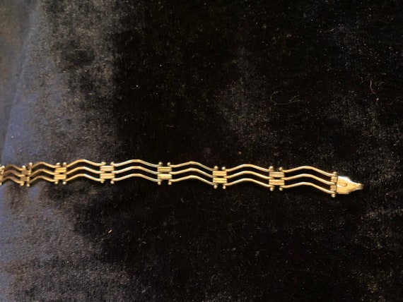 Vintage Italian Sterling Silver Wave Bracelet 1990s - Etsy