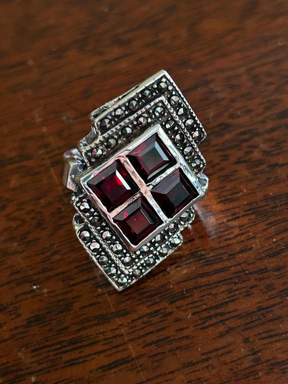 Vintage fh silver ring - Gem