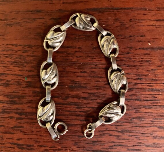 Vintage Sterling Silver DANECRAFT Link Bracelet 1950s - Etsy