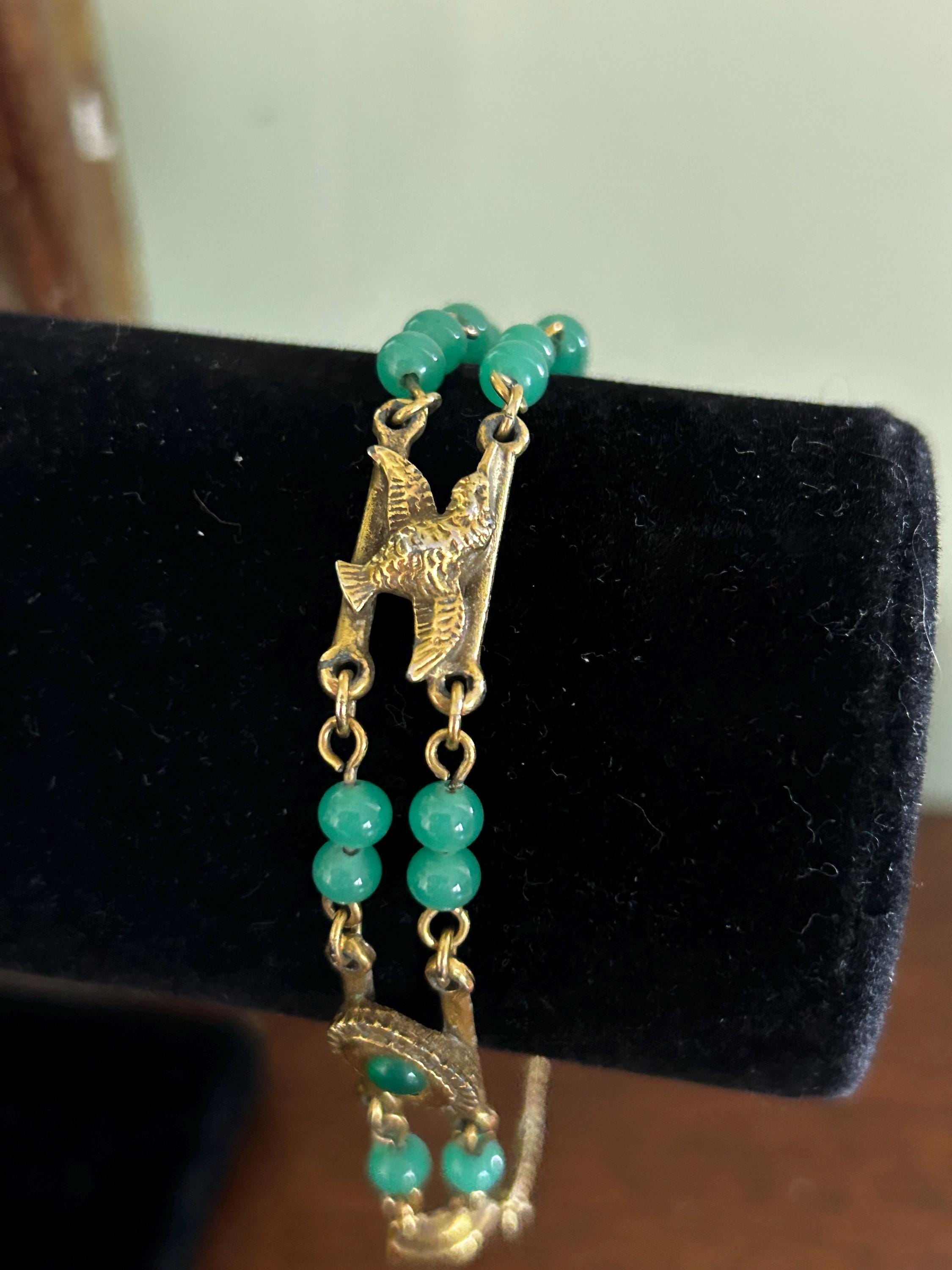 ヴィンテージ 1960年代 GOLDETTE NY ビクトリアンリバイバル ビーズ 