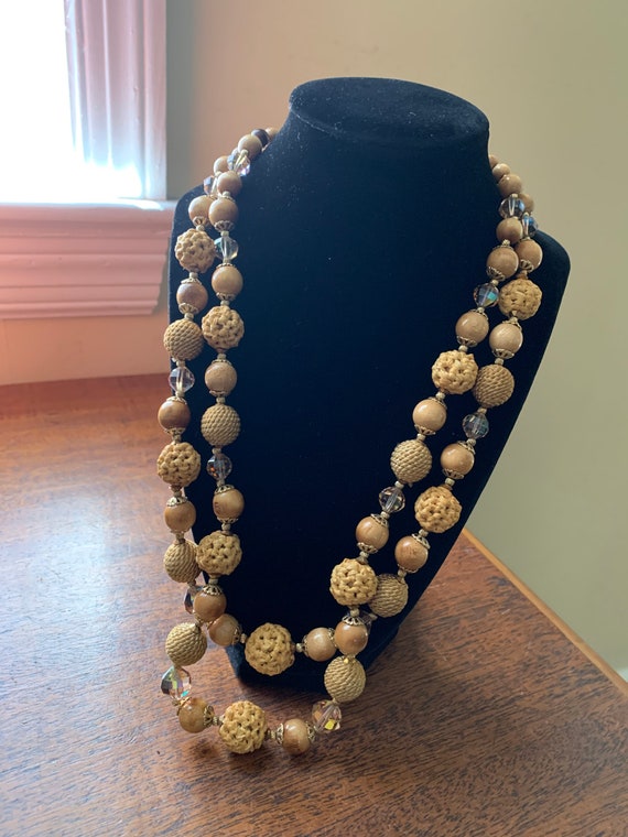 Vintage Vendome Double Strand Necklace 1950s