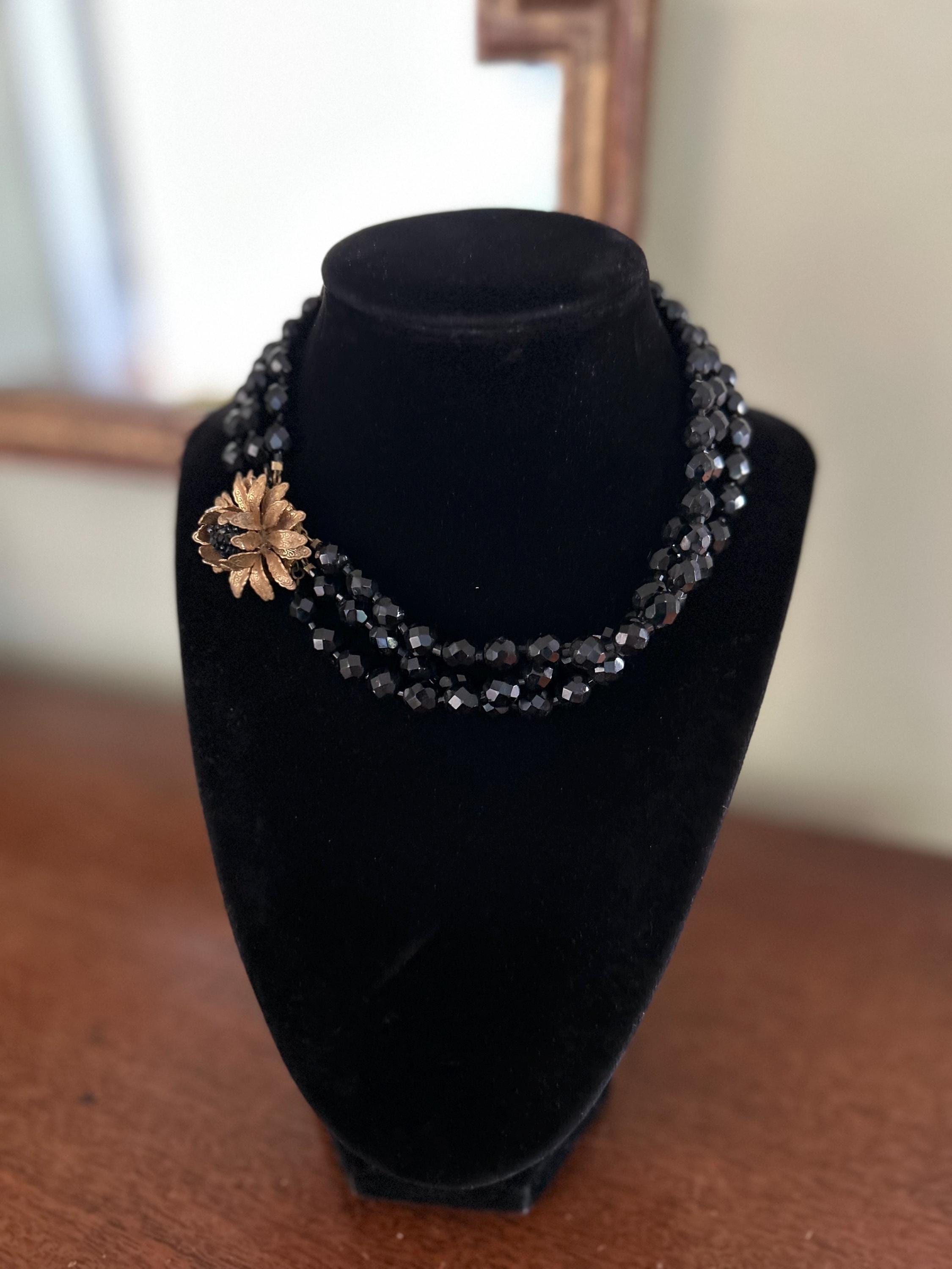 Miriam haskell crystal necklace - Etsy 日本