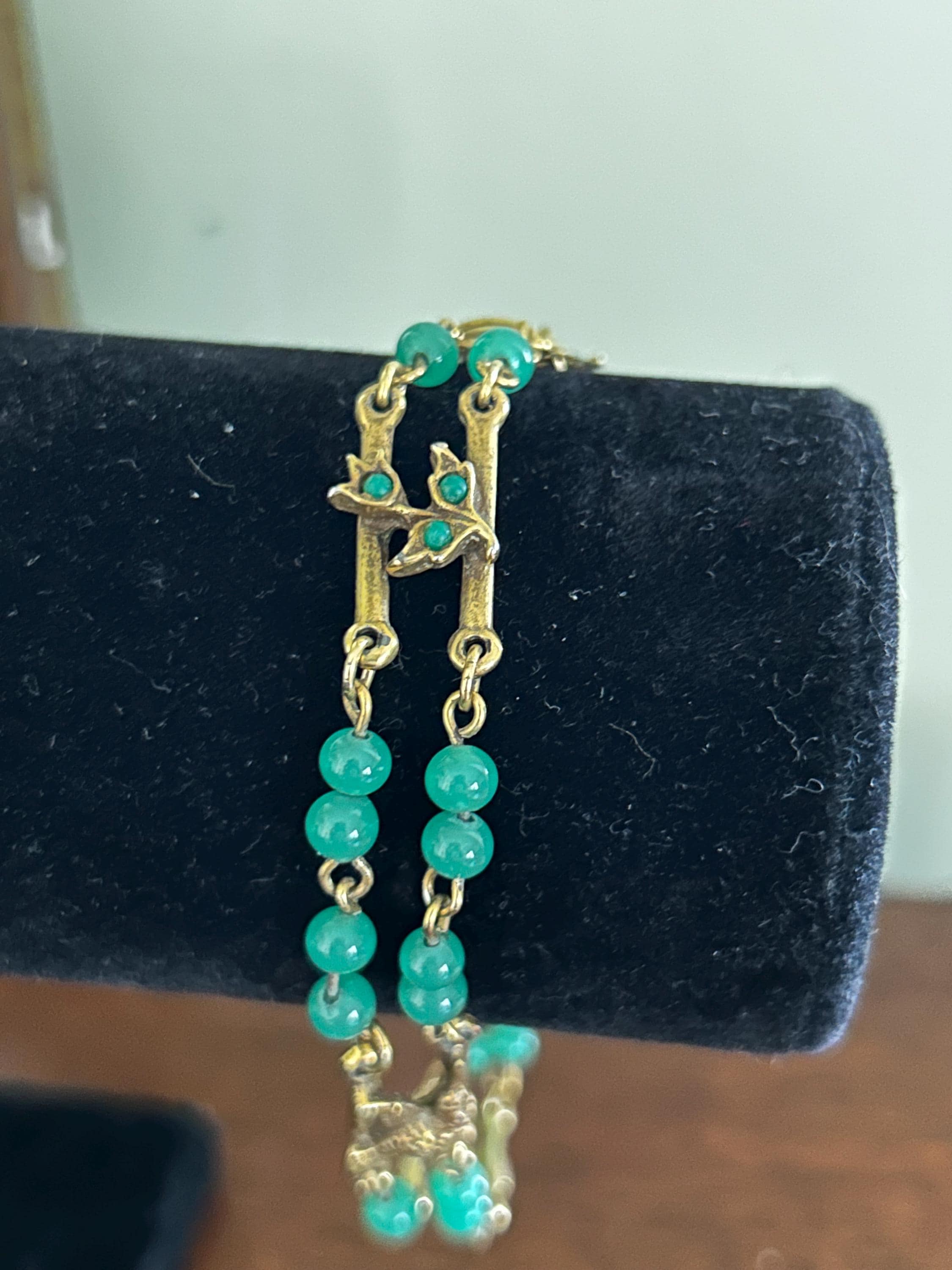 ヴィンテージ 1960年代 GOLDETTE NY ビクトリアンリバイバル ビーズ 